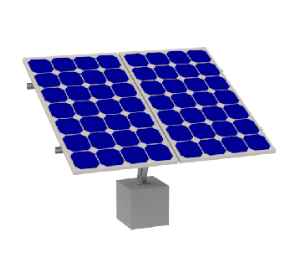 Lower Cost Solar Post Mount