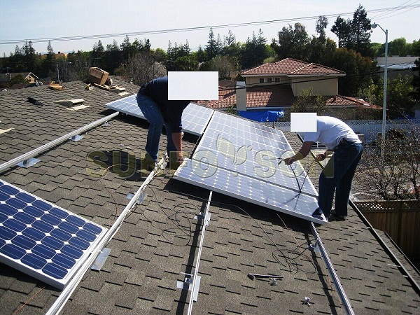 solar shingle roof flashing group mounting system
