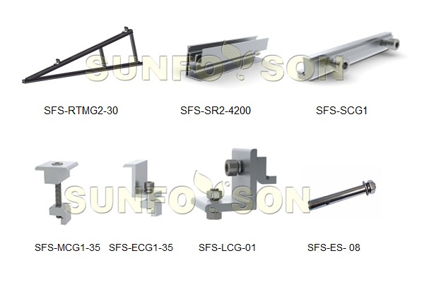 customized Flat Roof Triangular Mounting System,Adjustable Flat Roof ...