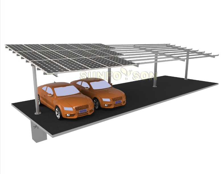 carport mounting solar structure