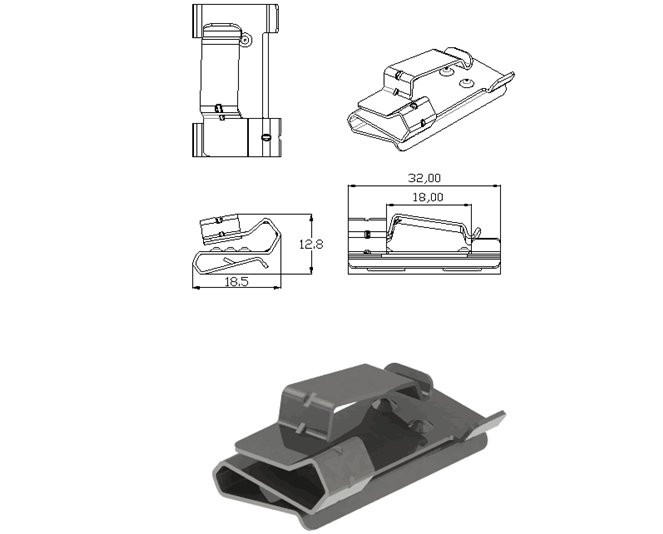 solar cable clips