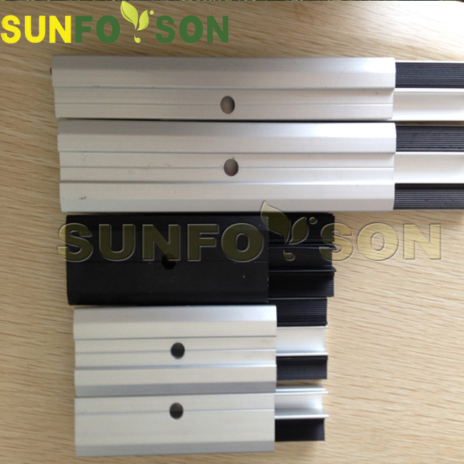 Thin Film Solar Clamp Photovoltaic Mounting Frameless Solar Mid Clamp End Clamp