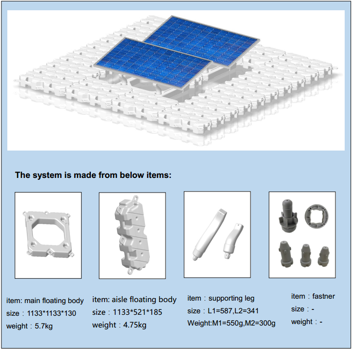 solar floating mounting system