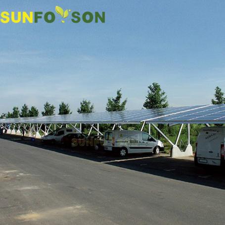 solar carport mounting system