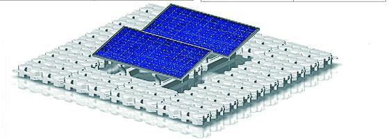 Floating solar mounting system