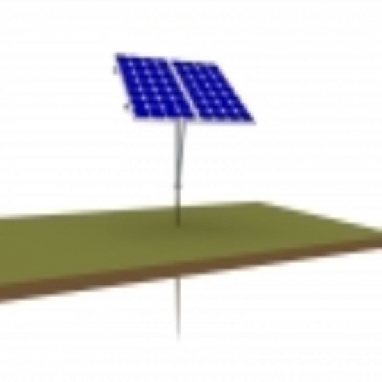 Single Pole Solar Structure