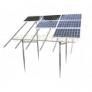 solar farm installation ground mounting support structures