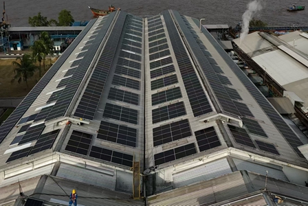 Sunforson Project Picture for 1.45MW SolarTin Roof Mount