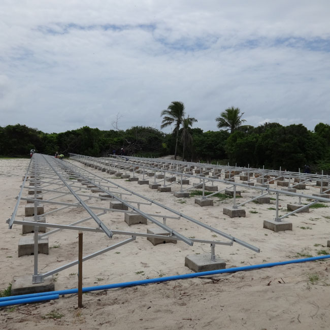 Comparison and selection of solar photovoltaic mounting bracket steel and aluminum