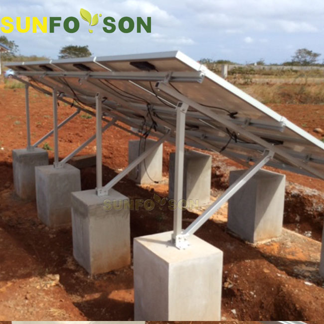 Maintenance of solar powered support
