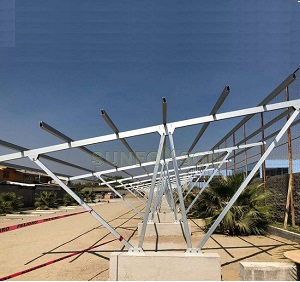  Chile 165kw Solar Carport Projects for Commercial Application