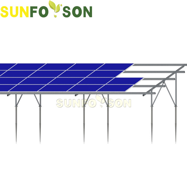 The Introduction Of Sunforson Ground Screw Mounting System