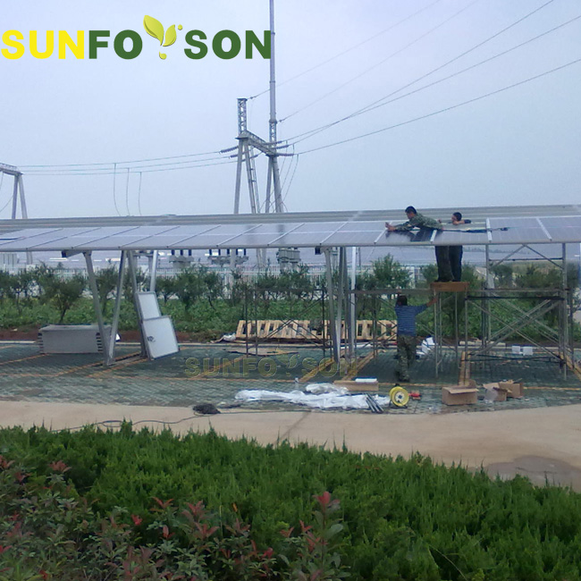 Photovoltaic system aluminum solar carport