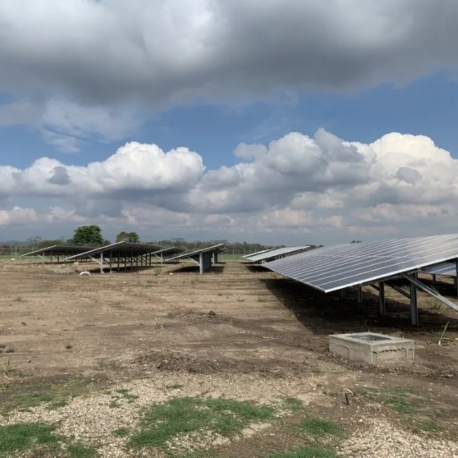 700KW SFS-GM-04 Pile Ground Mount Structure