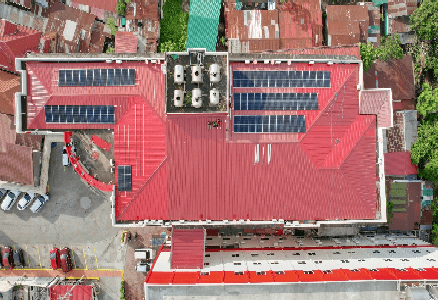 How we kept 200 solar panels on a roof during typhoon winds