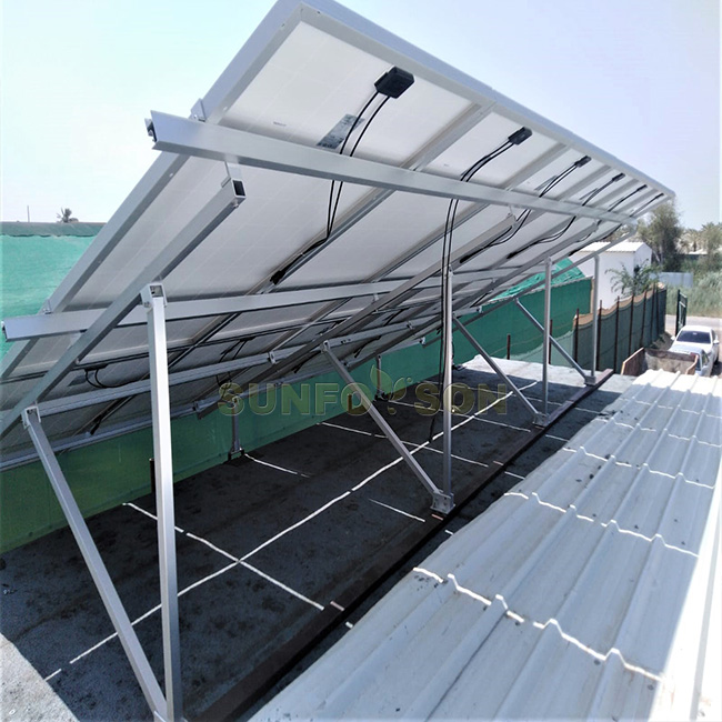 A multifunctional solar mounting bracket