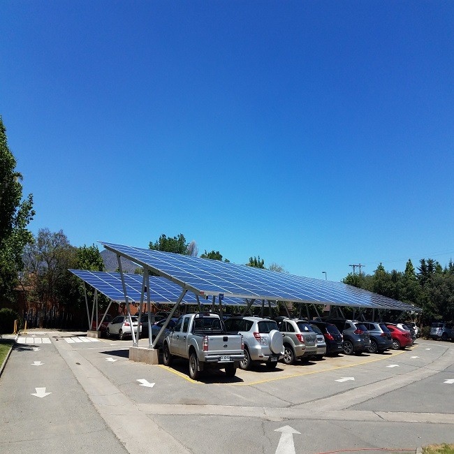 500KW SFS-CP-03 Double Row Carport Mount