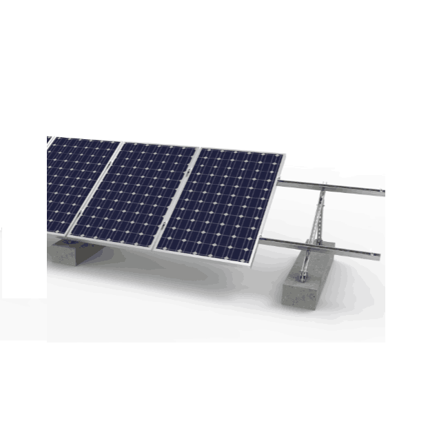 Hot Dip Galvanized Steel Flat Roof Solar Mount