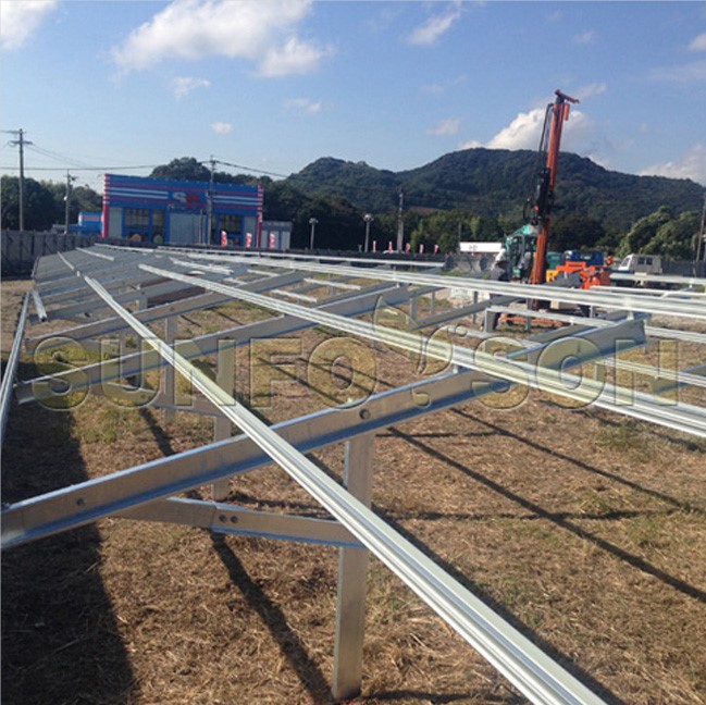 SunRack Pile Mounted Solar Mounting Systems for Power Plant